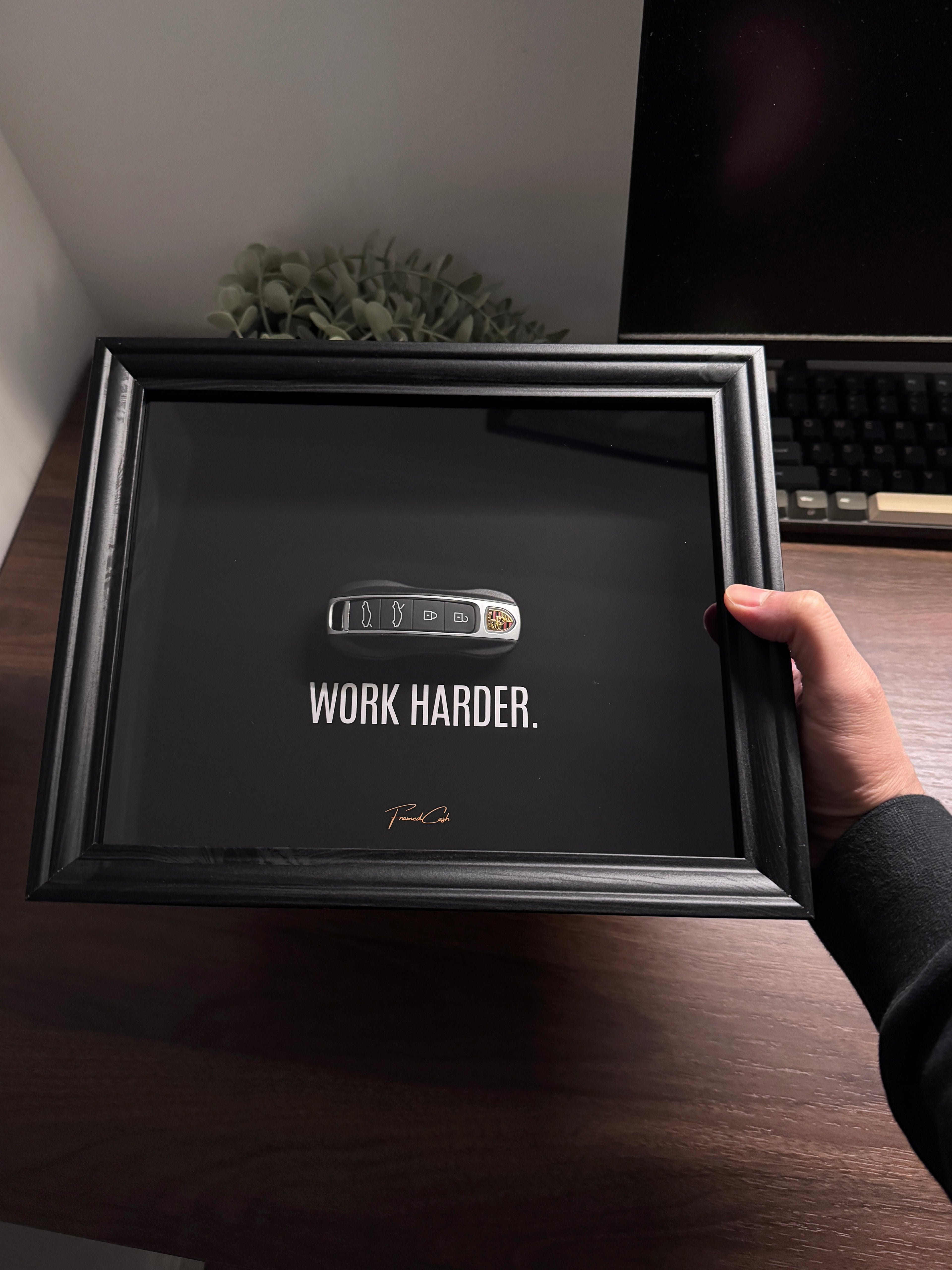 Porsche Key Framed – WORK HARDER